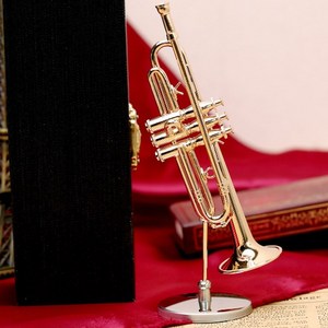 상상뮤직 미니어처바이올린 악기 모형, 6.5cm 트럼펫