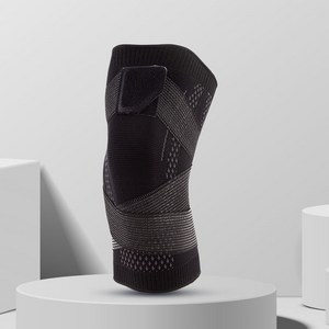 동방 스포츠 무릎 보호대 나일론 에어로빅 축구 런닝 피트니스 보호대 반월판, 연한 남색의, M, 한 쌍