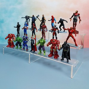 엠블럭 아크릴 계단식 진열대 받침대 1층 2층 3층 4층 5층, 21번 루니트장식장 롱타입 전용, 1개