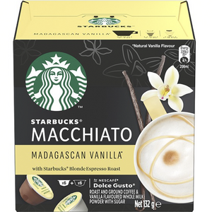 스타벅스 돌체구스토 바닐라 마키아토 by 네스카페 돌체구스토 커피캡슐 5.5g x 6p + 밀크캡슐 16.5g x 6p 세트, 132g, 1개