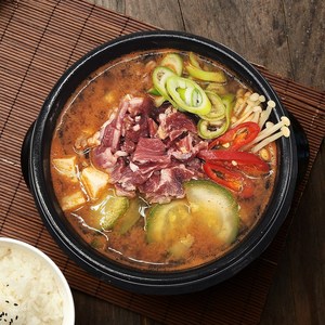 지구마을 고깃집 한우 된장찌개 200g (1~2인분), 4개