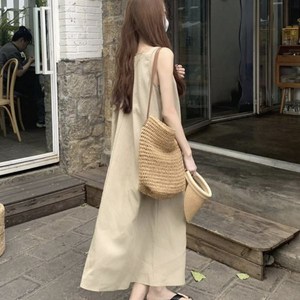 라이튼 뒷트임 A라인 시원한 여름원피스