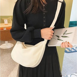 문밸리준 호보 크로스백 반달 여성 남자 가방 메신저백 캐주얼 숄더백 슬링백