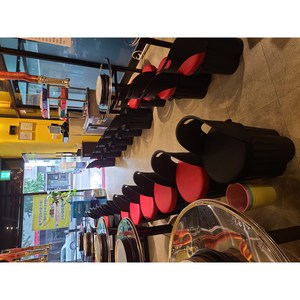 등받이깡통의자 20-100개수납스툴 플라스틱의자 업소용 영업용 고기집 옷보관 뚜겅의자 간이 인테리어의자, 50개, 검정