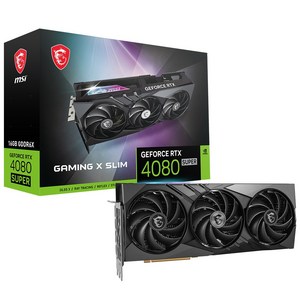 MSI 지포스 RTX 4080 SUPER 게이밍 X 슬림 D6X 16GB 트라이프로져3