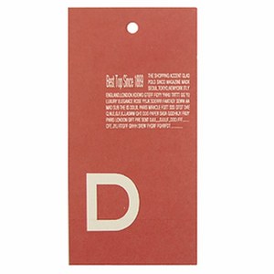 레드 D 옷 가격 옷가게택 텍종이 종이텍 (2개), 2개, 빨강색