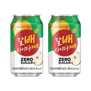 해태htb 갈배사이다 제로, 24개, 355ml