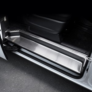 유투카 호환 스타리아 튜닝 도어스커프 커버, 2열 도어스커프 커버 4P [실버]