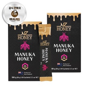 아임힐링 엔젯허니 마누카꿀 퀸비 UMF10 MGO263 10스틱, 100g, 2개