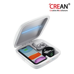 크레앙 UV 무선충전 살균기 for 애플 CREUVST2