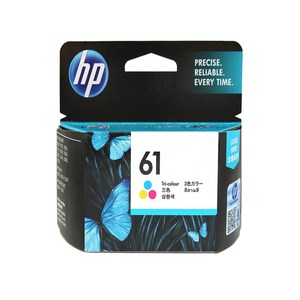 HP 정품잉크 CH561WA NO.61 HP2540 HP4500 HP5530, 정품 No.61_C_컬러잉크, 1개
