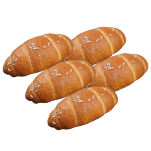 당ZERO 식이섬유 함유 유기농 밀과 국산 찹쌀로 만든 소금빵, 70g, 5개