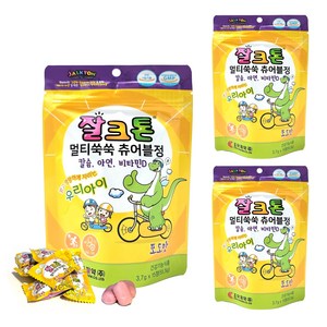 조아제약 잘크톤 멀티쑥쑥 츄어블정 휴대 파우치형, 15정, 15개