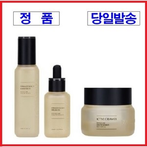 인셀덤 더마톨로지 퍼스트 패키지 EX(부스터 130ml+세럼 45ml)+엑티브 크림 EX 50ml 기초 3종 세트 탄력 보습 영양 안티에이징, 1개