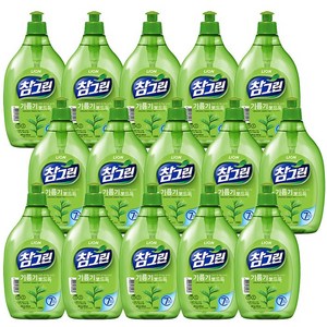 참그린 녹차 뽀드득 주방세제, 480ml, 15개