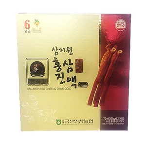 백제금산인삼농협 삼지원홍삼진액골드 70ml, 30포, 2.1L, 1개