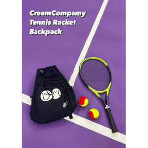 크림컴퍼니 스마일 테니스 라켓 백팩