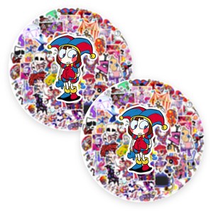 크앤비 어메이징 디지털 서커스 스티커, 1개, 혼합색상