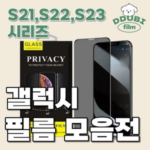 뚜비네 사생활 9H 액정 강화 프라이버시 보호 갤럭시 s21 s22 s23 플러스 울트라 필름 모음집, 1개, 갤럭시S23
