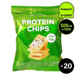 프롬잇 프로틴칩 어니언랜치, 100개, 40g