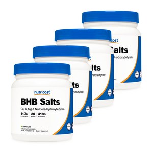 BHB (4-in-1) 20회분 레몬 라임맛 4병, 단품