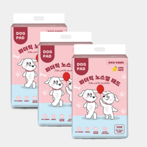 파더픽 노스멜 강아지배변패드 표준형 26g, 3개, 100개입