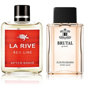 [1+1] 라리브 남성용 애프터쉐이브 스킨 전라인 100ml*2종, 01_레드라인 애프터쉐이브, 02_브루탈 그랜드 애프터쉐이브