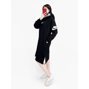 나이 남여공용 터틀후드 기모 원피스 AM