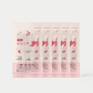 삼삼스틱 송어맛 고양이 관절 노묘 영양제, 5팩 (20개입), -