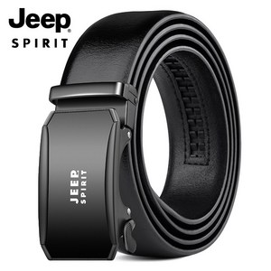 JEEPSPIRIT 정품 남성용 고급프리미엄 가죽 벨트 OM18CD996BT0488 + 선물용벨트상자