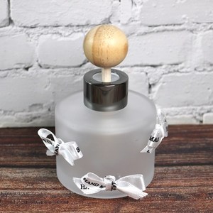 디퓨저용기 - 원형 컬러 불투명 100ml ( 사탕볼우드스틱 대 포함 ), 무광골드