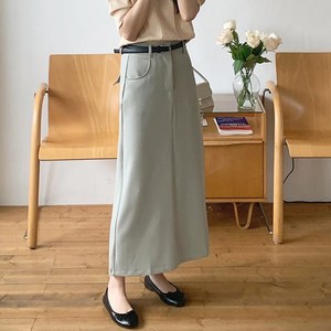 [1015마켓][#봄신상#자체제작]즈마리 A라인 롱 스커트