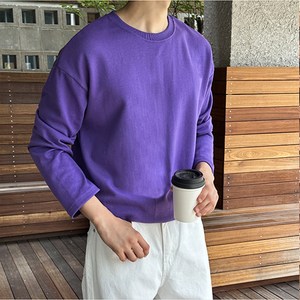 데이즈 남자 빅사이즈 15컬러 특양면 무지 오버핏 긴팔티셔츠