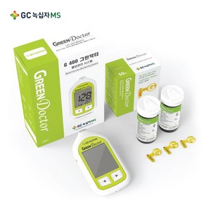녹십자 그린닥터 혈당측정기세트+시험지100매+채혈침100+솜100, 1개