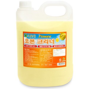크로바 대용량 오븐 크리너 불판 석쇠 기름때제거, 1개, 4L