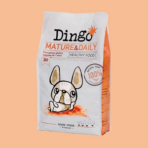 딩고나투라 강아지 시니어 머튜얼앤데일리 건식사료, 닭, 3kg, 1개