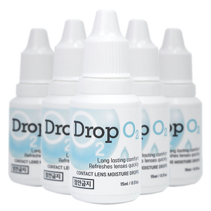 드롭오투 히알루론산 함유 렌즈습윤제, 5개, 15ml