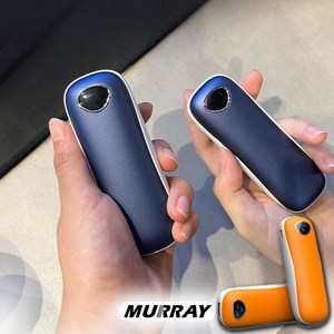 머레이 휴대용 트윈 손난로 보조배터리 Pair1 2개세트 양면발열 온도표시, 오렌지