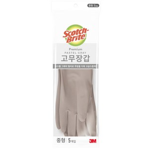 스카치브라이트 프리미엄 고무장갑 5개입