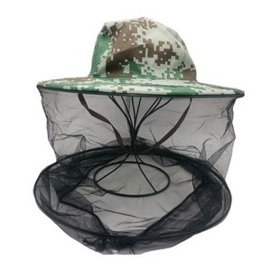 방충모자 안면 얼굴 보호 양봉 벌초 해충방지 망사 모자, 방충모자(그린), 1개