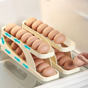 [업그라이프]냉장고 넓게쓰는 슬라이딩 계란 트레이2P 30구