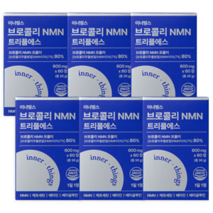 이너띵스 식물성 NMN 엔엠엔 HACCP 인증, 6개, 60정