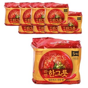 노브랜드 라면한그룻(얼큰) 115g 40봉입 1박스, 40개