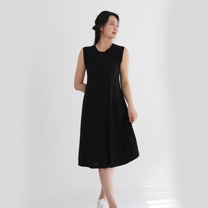 여름 데일리 시원한 롱 원피스 4종 맘룩 등원룩 홈웨어 고 나시 반팔 블랙 꾸안꾸