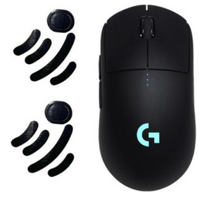로지텍 G PRO Wireless 게이밍 무선 마우스 + 마우스 피트 2p, M-R0070, 블랙