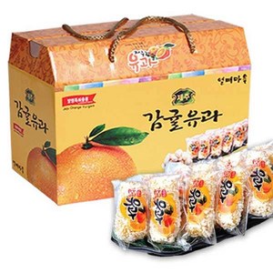 제주 감귤유과 700g 선물세트 부모님 선물 한과 과자 유치원 간식 어린이 답례품 어르신 단체 명절 설날 추석 어버이날 스승의날, 1개
