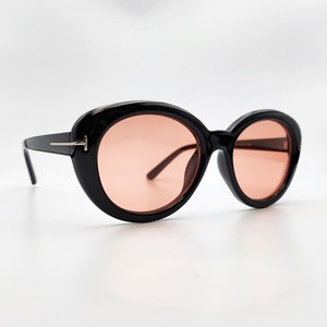 아이진스 명품 T로고 타원형 연예인 뿔테선글 자외선차단 여자 패션선글라스