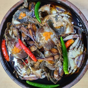 오픈기념행사 (무료배송) 고향맛반찬 간장게장 암케 5마리, 1통, 3kg