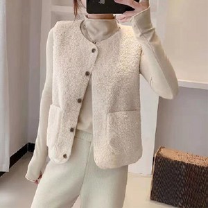 모코모어 여성 겨울 핫뜨 뽀글이 털 조끼 베스트