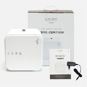 산림욕기 숲에서 S250 (리필액600mlx2통포함) 헬쓰 건강가전 공기청정기 가정용 피톤치드 제주 편백나무 피톤치드향 스프레이 기계 휘산기 IN THE FOREST 드림텍